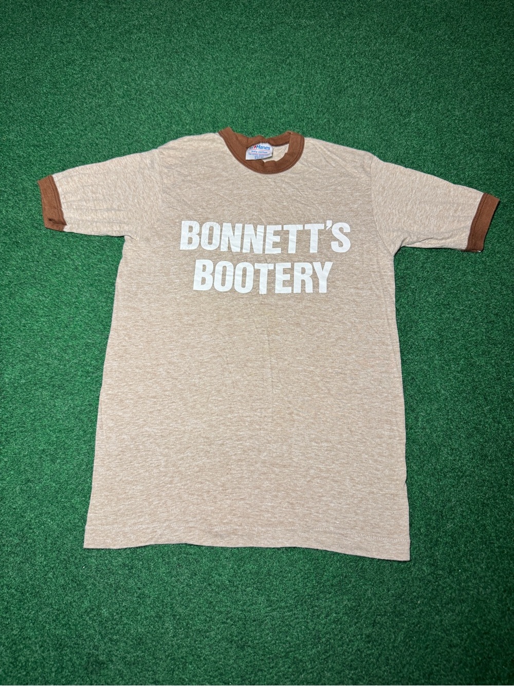 Bonnets Bootery Vintage T Shirt Boot Cowboy XS/S 15x24 Western Cowgirl Ringer